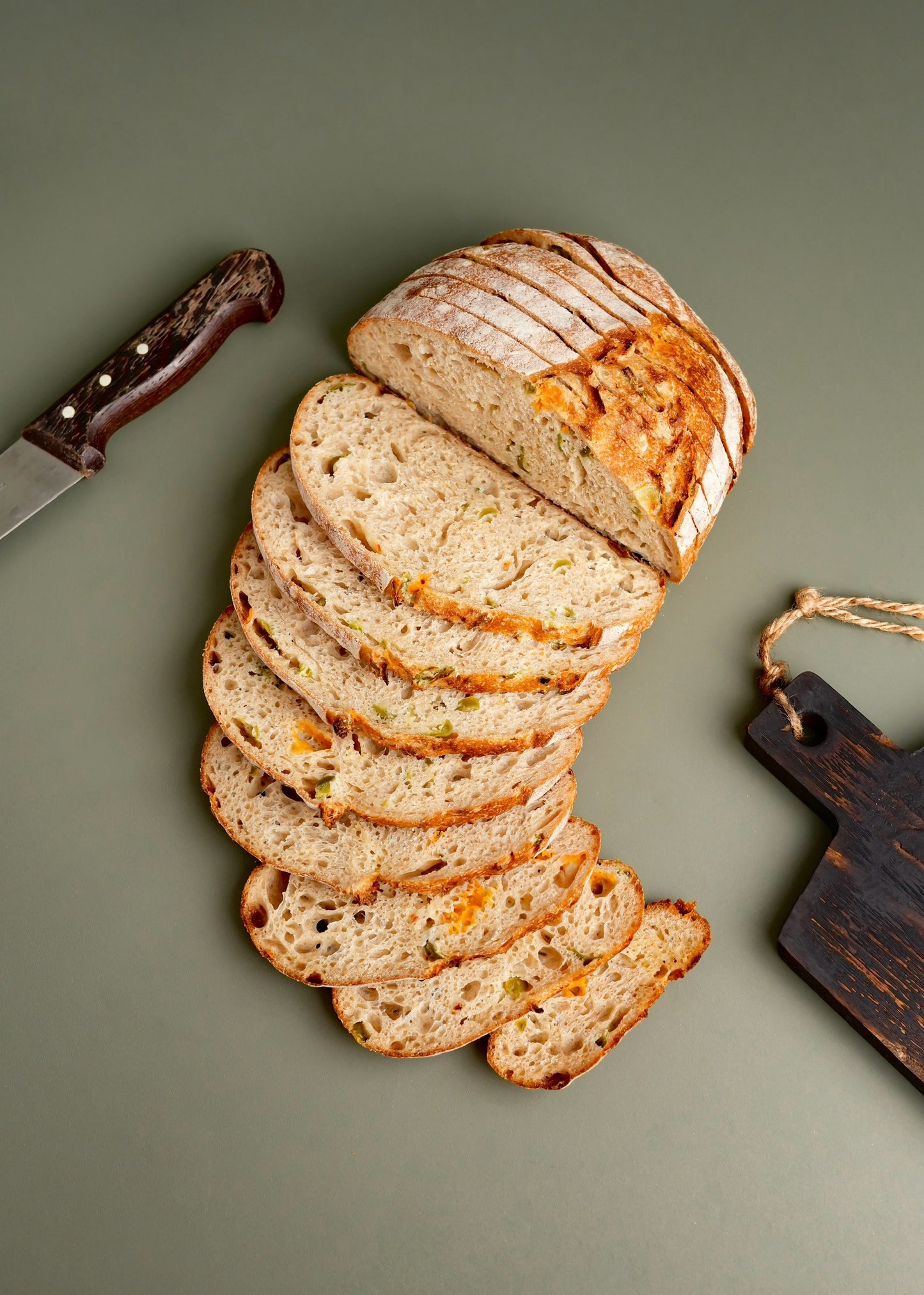 Cheeses & jalapeño sourdough